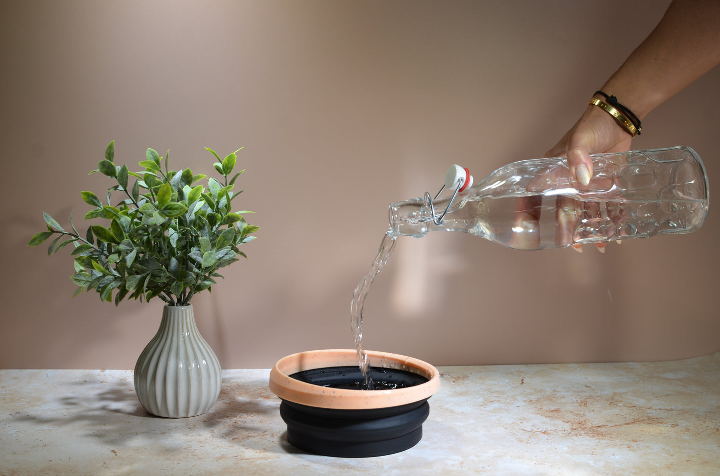 Sippin' Pretty Water Bowl